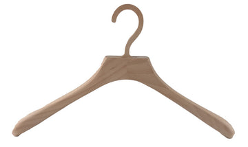 MAYA LARGE - Cintre en bois avec épaules pour vestes et manteaux