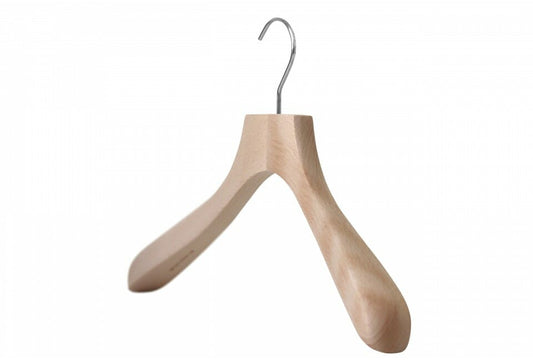 Cintre en bois avec épaule pour chemises vestes et manteaux (WIDE)