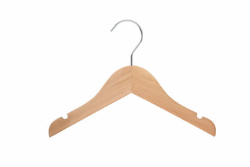 PLP - Cintres haut avec encoches en bois chemises, t-shirts et robes