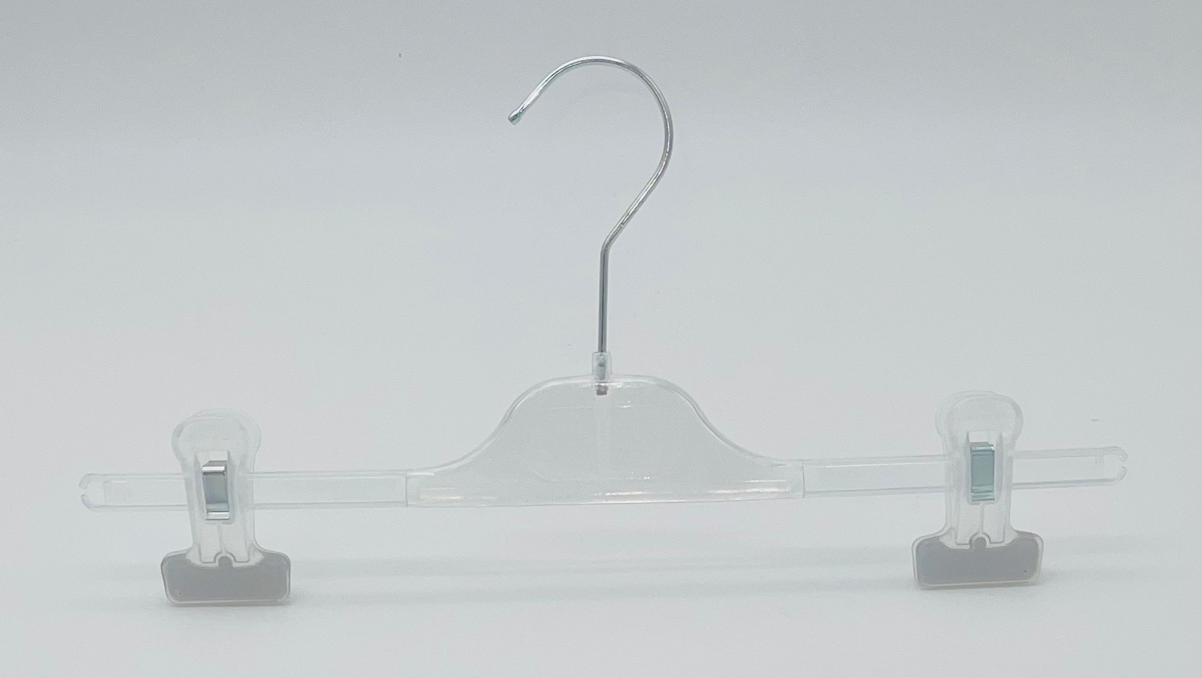 Cintres à Pinces Pour Pantalons Et Jupes - Lot De 40 Blanc, 36cm Avec Protection Caoutchouc