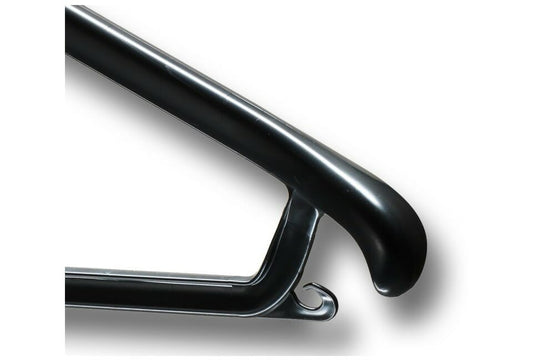 Cintre plastique antivol pour hôtel barre à pinces pour ensembles vestes et pantalons (FEP-HOTEL)