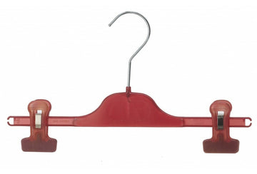 Cintre en plastique avec pinces pour jupes et pantalons (SOC)