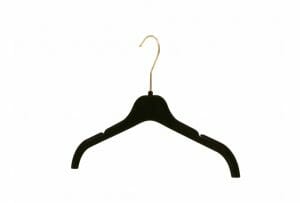 ECOVEL - Cintre en velours avec encoches et barre pour chemises