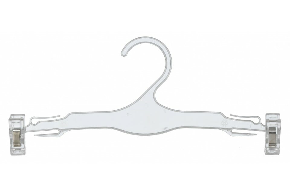 Cintres lingerie transparent plastique 27cm - L'Ensemblier
